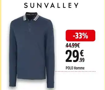 Intersport Sun valley polo homme offre