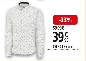 Intersport Sun valley chemise homme offre