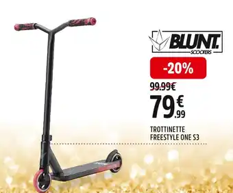 Blunt scooters trottinette freestyle one s3