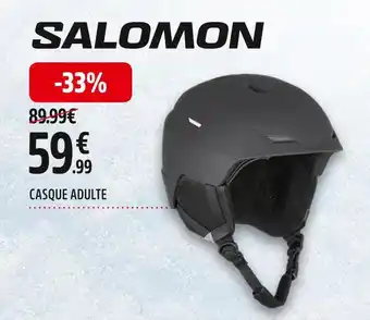 Intersport Salomon casque adulte offre