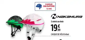 Intersport Nakamura casque de vélo enfant offre