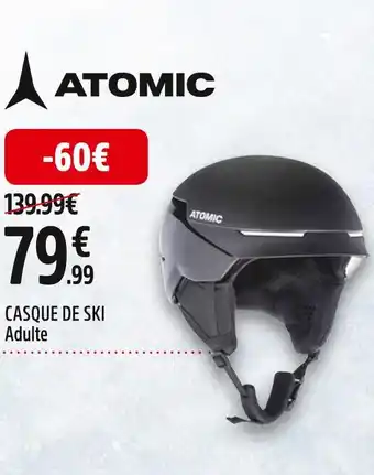 Intersport Atomic casque de ski adulte offre