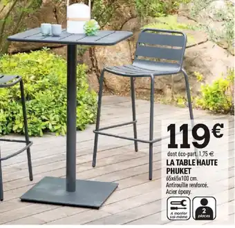Centrakor La Table Haute Phuket offre