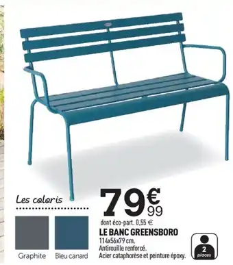 Centrakor Le Banc Greensboro offre