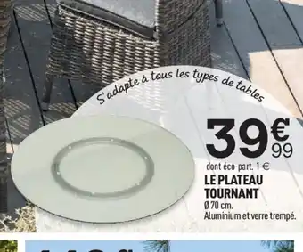 Centrakor Le Plateau Tournant offre