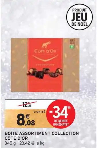 Intermarché Côte d'or boîte assortiment collection offre