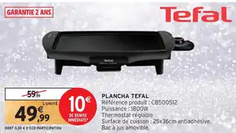 Intermarché Tefal plancha offre