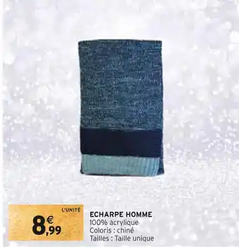 Intermarché Echarpe homme offre