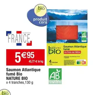 Cora x Carrefour Saumon Atlantique fumé offre