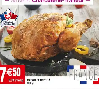 Cora x Carrefour Poulet certifié offre
