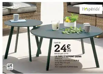 Centrakor La Table D'Appoint Saona offre
