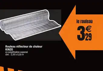 Rouleau réflecteur de chaleur KINZO