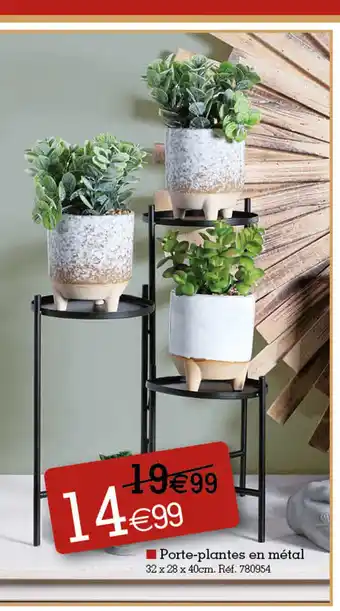 Kandy Porte-plantes en métal offre