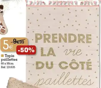 Tapis paillettes 60 x 90cm Réf. 231635