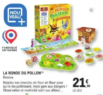E.Leclerc LA RONDE DU POLLEN(¹) Bioviva offre