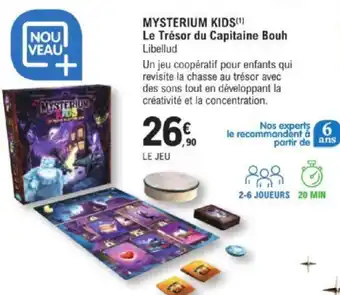 E.Leclerc MYSTERIUM KIDS(¹) Le Trésor du Capitaine Bouh Libellud offre