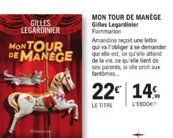 MON TOUR DE MANÈGE Gilles Legardinier