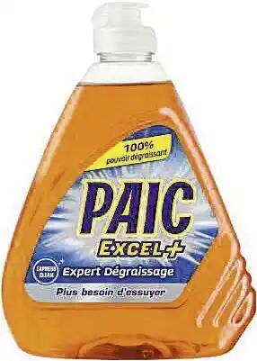 Casino Supermarchés PAIC Excel+ Liquide vaisselle expert dégraissage offre