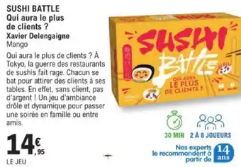 SUSHI BATTLE Qui aura le plus de clients ?