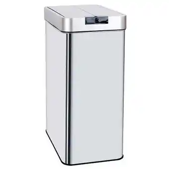 Brico Cash Poubelle de cuisine automatique silverlake argent acier inoxydable 60 l offre