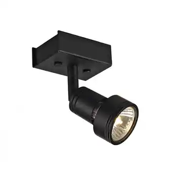 Bricorama Puri 1 plafonnier, noir mat, gu10, max. 50w, anneau déco inclus offre