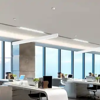 Bricorama Réglette suspendue led large 120cm 35w argent (lot de 5) - blanc neutre 4000k - 5500k - silamp offre