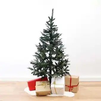Bricorama Sapin artificiel réaliste vert 150cm avec 400 têtes, pied métal - silamp offre