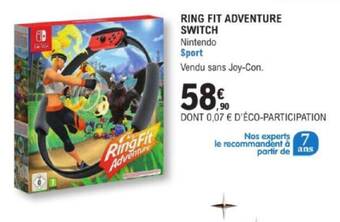 E.Leclerc RING FIT ADVENTURE offre