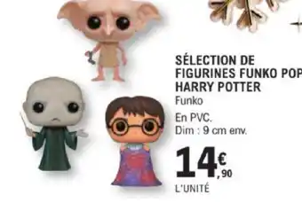 E.Leclerc SÉLECTION DE FIGURINES FUNKO POP - HARRY POTTER offre