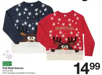 Zeeman Pull Noël femme offre