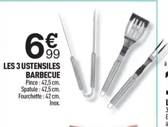 Centrakor Les 3 Ustensiles Barbecue offre