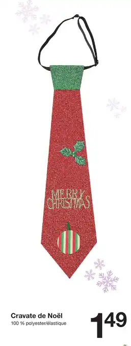 Zeeman Cravate de Noël 100% polyester/élastique offre