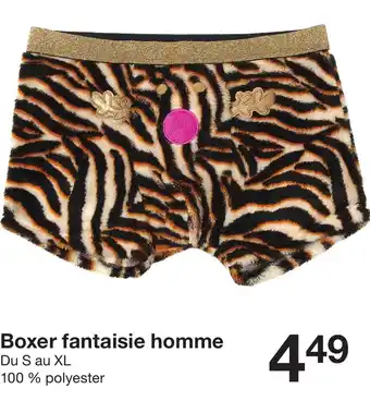 Zeeman Boxer fantaisie homme Du S au XL offre