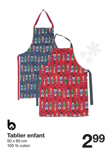 Zeeman Tablier enfant offre