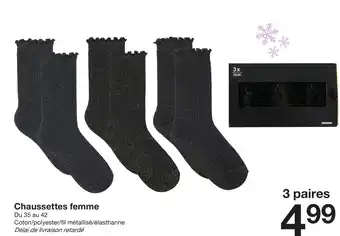 Zeeman Chaussettes femme offre