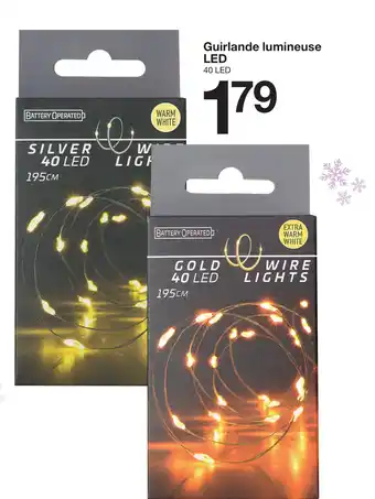 Guirlande lumineuse LED 40 LED