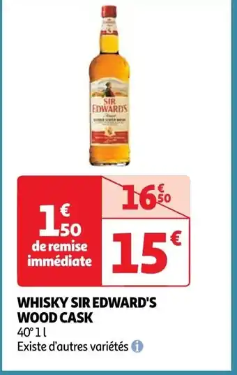 WHISKY SIR EDWARD'S WOOD CASK