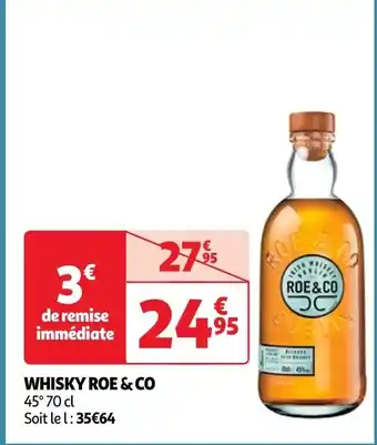 Auchan WHISKY ROE & CO offre