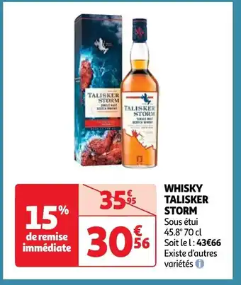 WHISKY TALISKER STORM