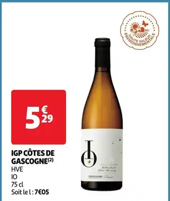 Auchan IGP CÔTES DE GASCOGNE(2) offre
