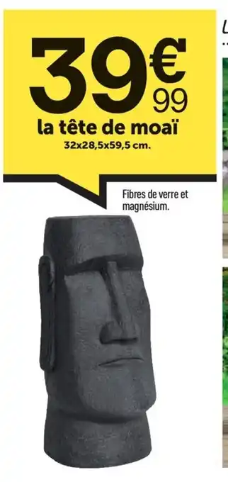 Centrakor La Tête de Moaï offre
