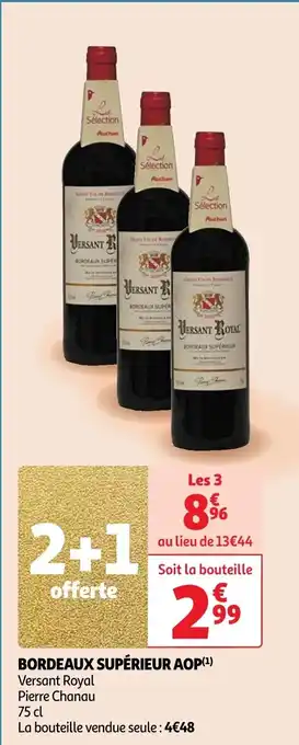 Auchan BORDEAUX SUPÉRIEUR AOP(¹) offre