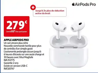 Auchan APPLE AIRPODS PRO offre