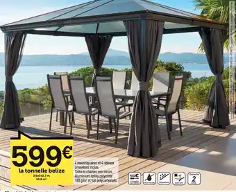 Centrakor La Tonnelle belize offre