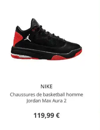 Promo Chaussures de Basketball homme jordan max Aura 2 chez Intersport