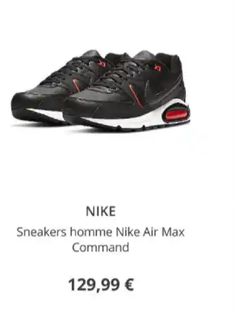 Promo Sneakers homme Nike air max Command chez Intersport