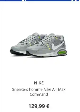 Promo Sneakers homme Nike Air Max Command chez Intersport