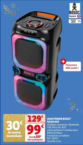 HIGH POWER BOOST NASH 600