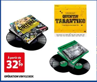 Auchan OPÉRATION VINYLE BOX offre