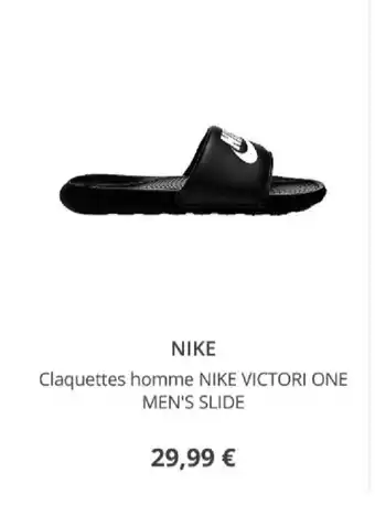 Claquettes nike intersport best sale